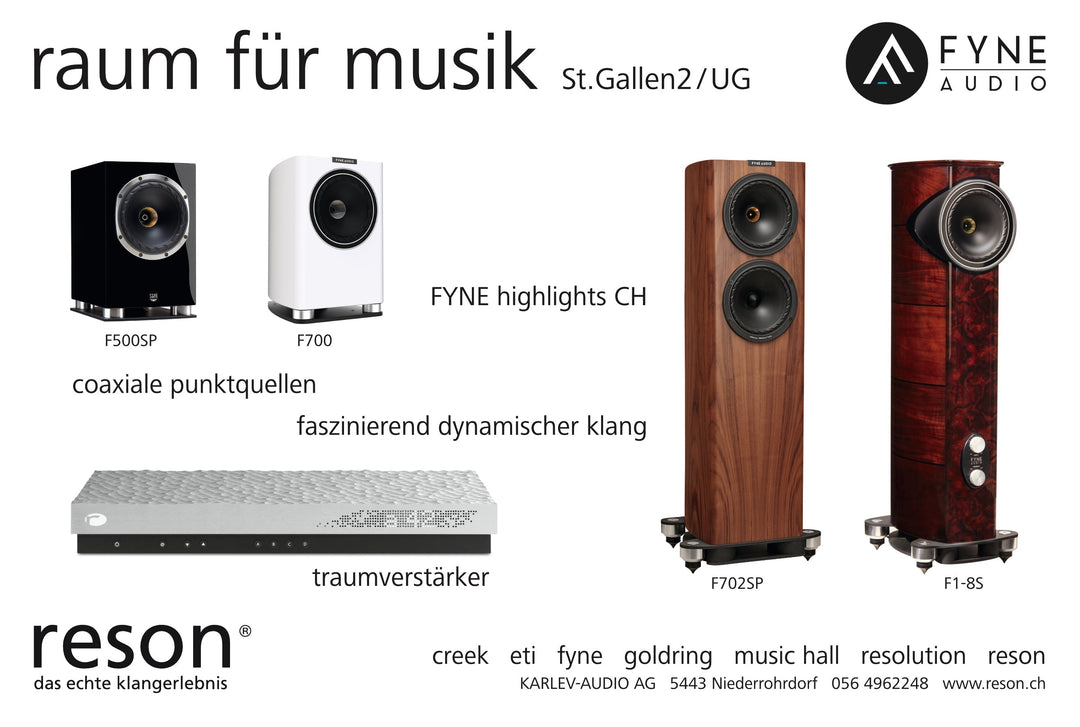 finest audio show zürich 1.+2. 11.