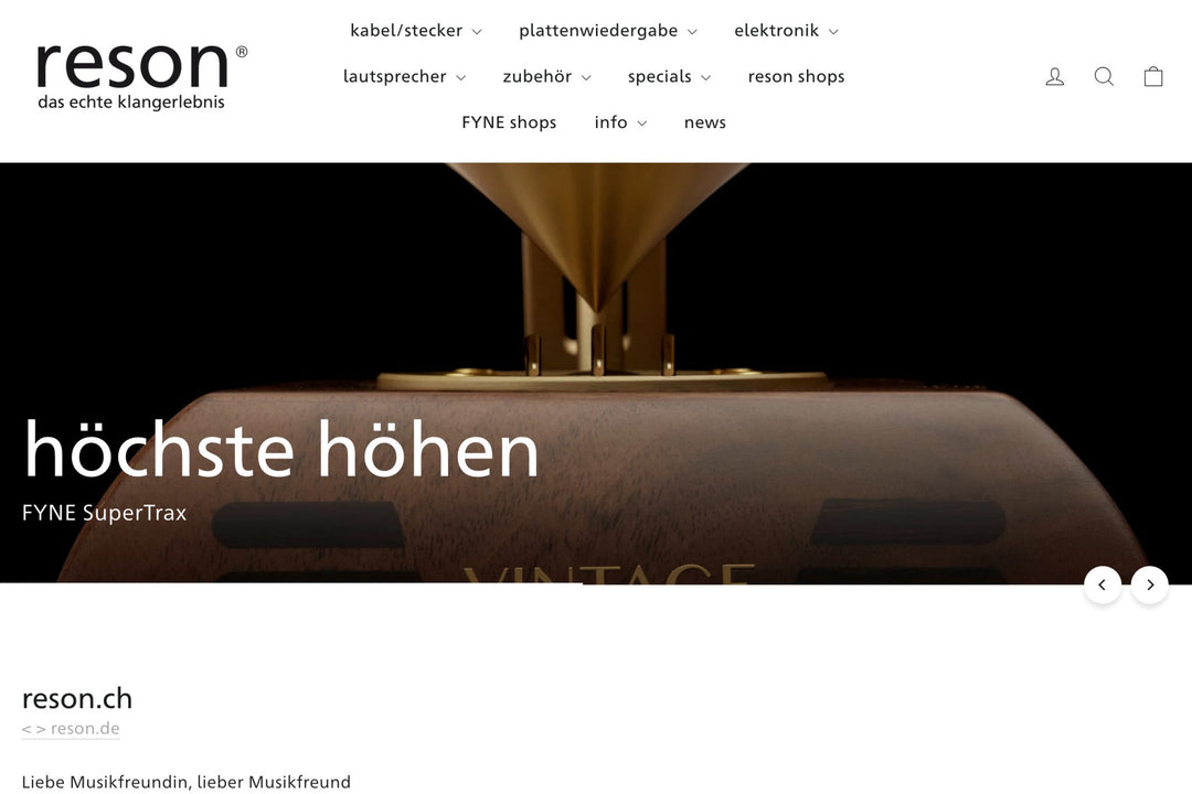 reson.ch – neue Seiten