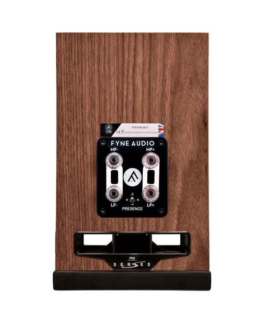 Regallautsprecher F5S in schwarz mit IsoFlare-Technologie und natürlichem Klang